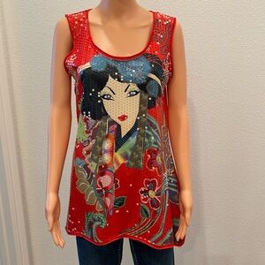 Desigual Geisha Tunic, size L